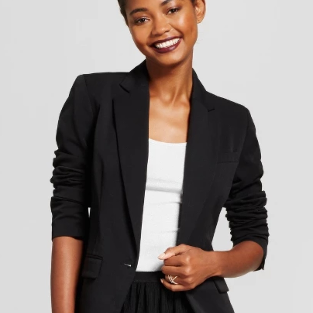 Women's Bi-Stretch Black Blazer - Size 2